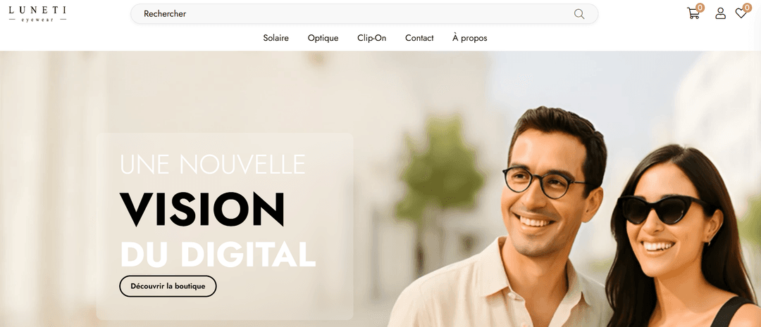 Glasses E-commerce Platform